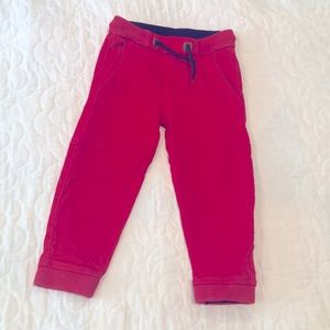 Mayoral red elastic drawstring pants
